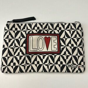 Brighton Love Zipper Pouch Makeup Cosmetic Pencil NWOT